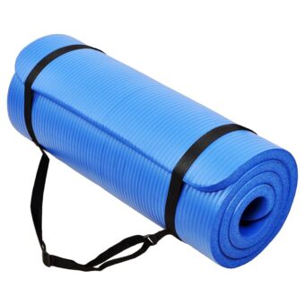 1/2-Inch Extra Thick High Density Anti-Tear Exercise Yoga Mat with Carrying Strap