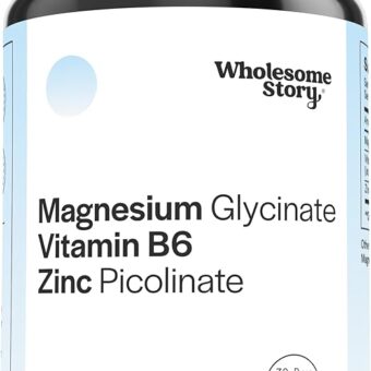 3-in-1 Zinc Picolinate Magnesium Glycinate Supplements with Vitamin B6 | Magnesium and Zinc Vitamin | Reproductive & Fertility Health, Hormone Balance, Immune System Support |...