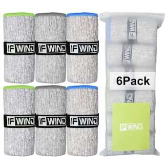 6 Pack Microfiber Gym Towels for Working Out，Fast Drying Workout Accessories Sweat Towels for Gym Gear,Gym Towels for Men & Women,Sports Exercise Fitness Gear Tennis Towels for...