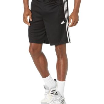 adidas Men's Training Essentials Pique 3-Stripes Training Shorts