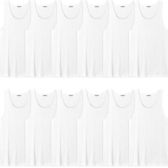 Andrew Scott Men's A Shirt Tanks | Cotton Tank Top Athletic Undershirts | Multi Packs & Colors