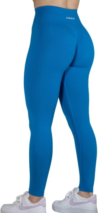 AUROLA Dream Collection Workout Leggings for Women High Waist Seamless Scrunch Athletic Running Gym Fitness Active Pants