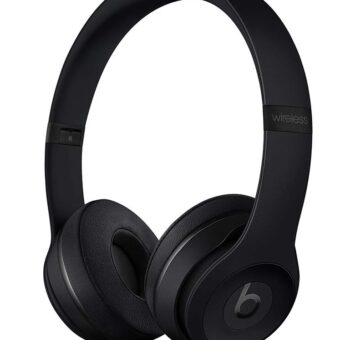 Beats Solo3 Wireless On-Ear Headphones - Apple W1 Headphone Chip, Class 1 Bluetooth, 40 Hours of Listening Time, Built-in Microphone - Black