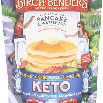 Birch Benders Griddle Cakes, Pancake Waffle Mix Keto, 10 Ounce