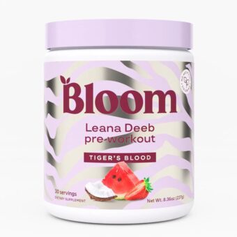 Bloom Nutrition Pre Workout Powder for Women by Leana Deeb - Preworkout Focus Blend with Amino Acids, Beta Alanine, Ginseng, L-Tyrosine & Natural Caffeine - Sugar Free & Keto...
