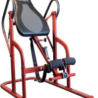 Body-Solid (GINV50 Inversion Table - Heavy-Duty Steel Frame with Thick Padding for Back Pain Relief, Ergonomic Ankle Adjustment, Home and Rehab Use