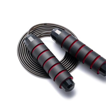 BOOMIBOO Jump Rope, Adjustable Jump Ropes,Skipping Rope Tangle-Free Rapid Speed with Ball Bearings for Women Men Kids,Exercise & Slim Body Jumprope at Home School Gym