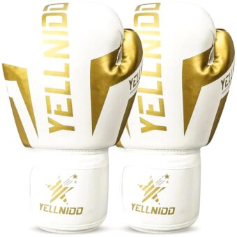 Boxing Gloves for Men and Women, ProTraining Sparring for Adult Heavy Punching Bag Gloves.Leather Muay Thai MMA Kickboxing Fighting PUMaterial Ventilated Palm Workout Gloves