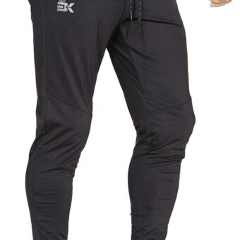 BROKIG Mens Lightweight Gym Jogger Pants,Men's Workout Sweatpants with Zip Pocket