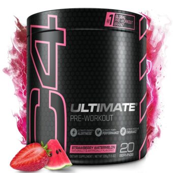 Cellucor C4 Ultimate Pre Workout Powder Watermelon - Sugar Free Preworkout Energy Supplement for Men & Women - 300mg Caffeine + 3.2g Beta Alanine + 2 Patented Creatines - 20...