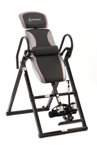 Deluxe Inversion Table with Ajustable Lumbar Pad and 300 lb Weight Capacity