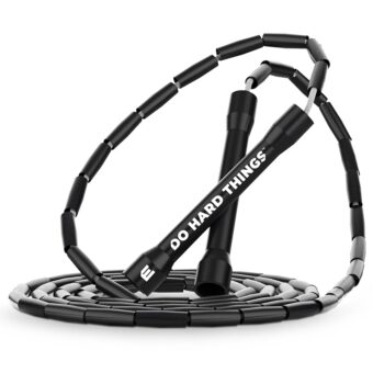 Elite Jumps Beaded Jump Rope | Adjustable Jump Ropes for Fitness w/Unbreakable Handles and Shatterproof Beads | Crossover Jump Rope, Perfect Addition to Your Exercise Equipment...