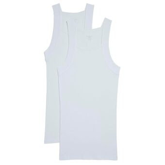 Evolve Men's Cotton Comfort Square Cut Tank Multi Pack