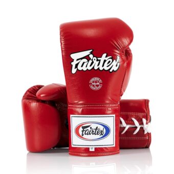 Fairtex BGL6 Handmade Leather Gloves| Optimal fist Closure with a Locked-Thumb Design| Premium Leather |Triple-Layered Foam |Lace-up Closure. Ideal for Boxing, MMA, and Kickboxing.