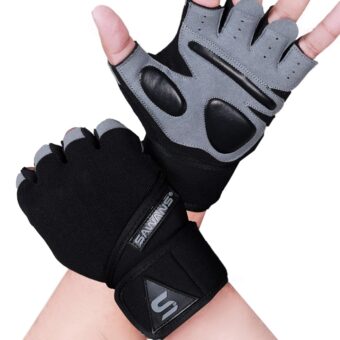 Fitness Workout Gloves Gym Weight Lifting Gloves for Men Women Breathable Gymnasium Wrist Support Padded Deadlifts Exercise Training Pull Ups