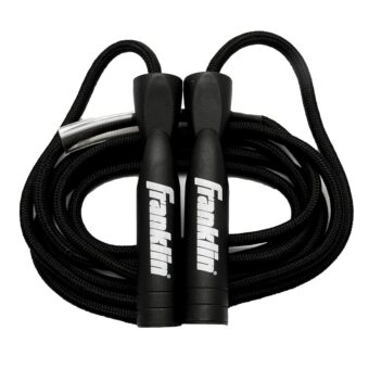 Franklin Sports Work Out Jump Rope - 8' - Skipping Rope - Super Light Weight (feather light) - Ergonomic Comfort Grip - For Kids & Adults