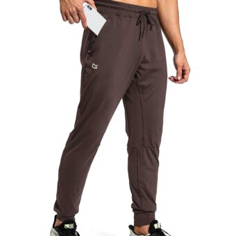 G Gradual Men's Sweatpants with Zipper Pockets Athletic Pants Traning Track Pants Joggers for Men Soccer, Running, Workout