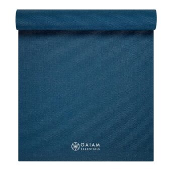 Gaiam Essentials Premium Yoga Mat with Yoga Mat Carrier Sling (72"L x 24"W x 1/4 Inch Thick)