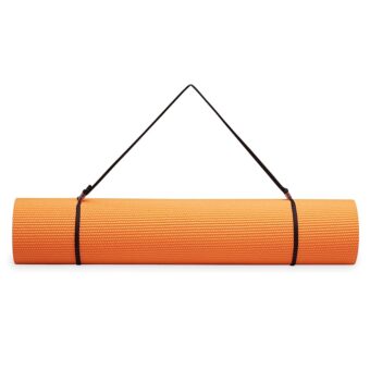 Gaiam Essentials Premium Yoga Mat with Yoga Mat Carrier Sling (72"L x 24"W x 1/4 Inch Thick)