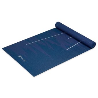 Gaiam Print Yoga Mat, Non Slip Exercise & Fitness Mat for All Types of Yoga, Pilates & Floor Exercises