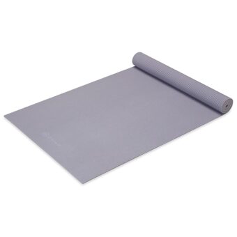 Gaiam Yoga Mat - Premium 5mm Solid Thick Non Slip Exercise & Fitness Mat for All Types of Yoga, Pilates & Floor Workouts (68" x 24" x 5mm)