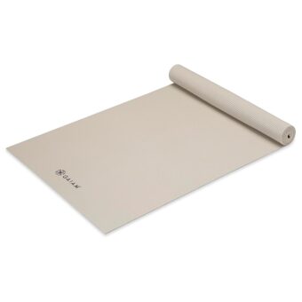 Gaiam Yoga Mat - Premium 5mm Solid Thick Non Slip Exercise & Fitness Mat for All Types of Yoga, Pilates & Floor Workouts (68" x 24" x 5mm)