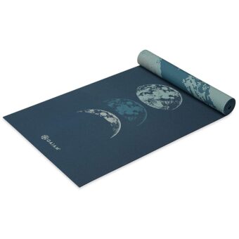 Gaiam Yoga Mat - Premium 6mm Print Reversible Extra Thick Non Slip Exercise & Fitness Mat for All Types of Yoga, Pilates & Floor Workouts (68" x 24" x 6mm Thick)