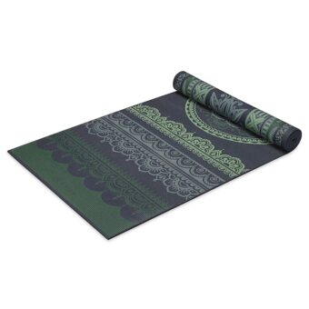 Gaiam Yoga Mat - Premium 6mm Print Reversible Extra Thick Non Slip Exercise & Fitness Mat for All Types of Yoga, Pilates & Floor Workouts (68" x 24" x 6mm Thick)