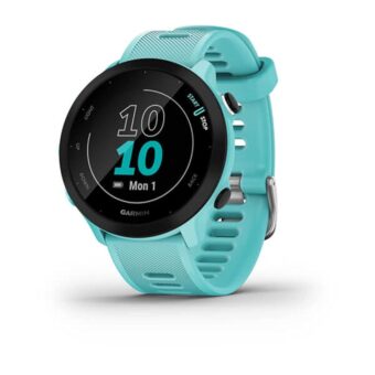 Garmin Forerunner 55, GPS Running Watch with Daily Suggested Workouts, Up to 2 weeks of Battery Life, Aqua