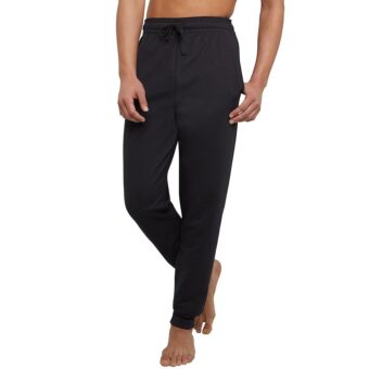 Hanes Men's Ecosmart Jogger Sweatpants, Men's Midweight Fleece Lounge Pants, 30.5