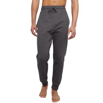 Hanes Men's Ecosmart Jogger Sweatpants, Men's Midweight Fleece Lounge Pants, 30.5