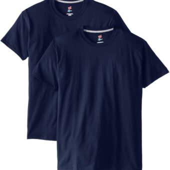 Hanes Men's X-Temp Performance T-Shirt Pack, Cotton Blend Moisture-Wicking Tees for Men, 2-Pack