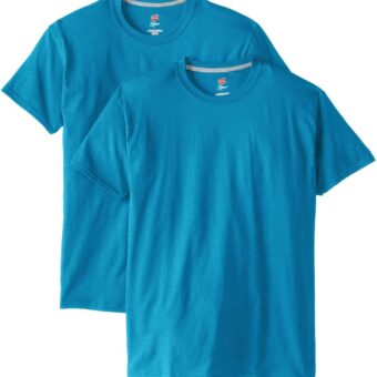 Hanes Men's X-Temp Performance T-Shirt Pack, Cotton Blend Moisture-Wicking Tees for Men, 2-Pack