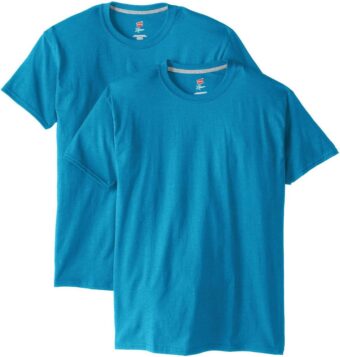 Hanes Men's X-Temp Performance T-Shirt Pack, Cotton Blend Moisture-Wicking Tees for Men, 2-Pack