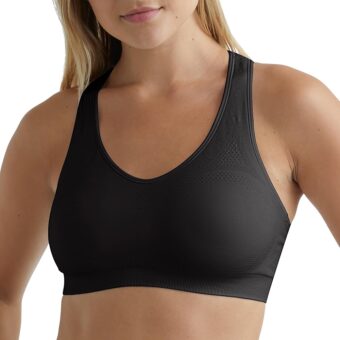 Hanes Women's Sport Seamless Racerback Sports Bra