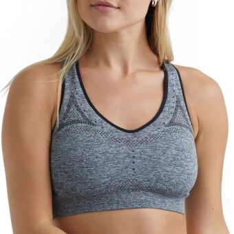 Hanes Women's Sport Seamless Racerback Sports Bra