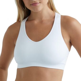 Hanes Women's Sport Seamless Racerback Sports Bra