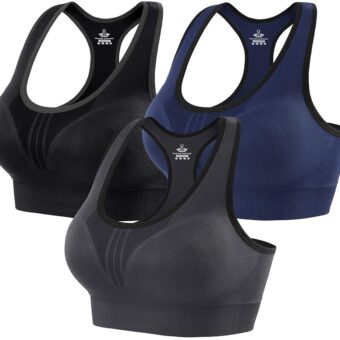 Heathyoga High Impact Sports Bras for Women Padded Sports Bras for Women Workout Bras for Women Racerback Bras Yoga Bras