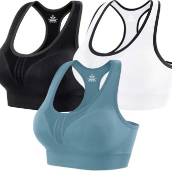 Heathyoga High Impact Sports Bras for Women Padded Sports Bras for Women Workout Bras for Women Racerback Bras Yoga Bras