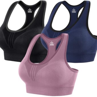 Heathyoga High Impact Sports Bras for Women Padded Sports Bras for Women Workout Bras for Women Racerback Bras Yoga Bras