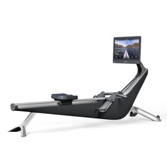 Hydrow Core Rowing Machine - No Membership Required | Immersive 22" HD Rotating Screen - Stows Upright | 30 Self-Guided Scenic Rows Included