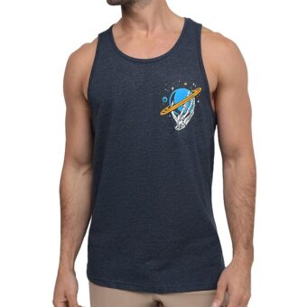 INTO THE AM Premium Graphic Tank Tops for Men - Summer Beach Men's Tanks S - 2XL