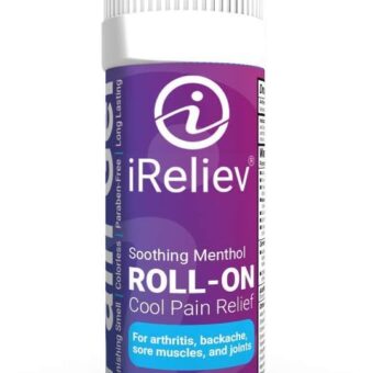 iReliev Pain Relief Gel, Topical Analgesic Menthol Pain Reliever Cream, 3 oz Roll-on, Fast Absorbing & Long Lasting Cooling Pain Reliever Cream for Muscle Pain, Joint Pain, Back...