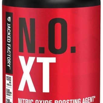 Jacked Factory N.O. XT Nitric Oxide Supplements for Men w/Nitrosigine L Arginine L Citrulline Supplement for Muscle Pumps & Vascularity - Pre Workout Nitric Oxide Booster &...
