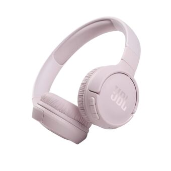 JBL Tune 510BT - Bluetooth headphones with up to 40 hours battery, microphone for call, foldable and comfortable, Android and iOs compatible (Rose)