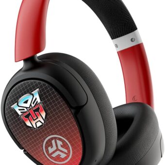 JLab JBuds Lux ANC Limited Edition Transformers Autobot Wireless Headphones, Hybrid Active Noise Cancelling, Customizable Sound, Spatial Audio Compatible, Premium Over-Ear...