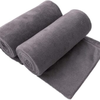 JML Microfiber Bath Towel 2 Pack(30" x 60"), Oversized Thick Towels, Soft, Super Absorbent and Fast Drying, No Fading Multipurpose Use for Sports, Travel, Fitness, Yoga, 30 in...