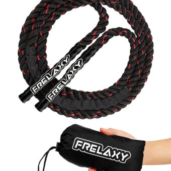 Jump Rope 1LB, Weighted Jump Rope for beginners, Heavy Jump Ropes for Fitness, Total Body Workouts, Weight Loss, Strength Training, Compact Skipping Rope for Home Gym Workout...