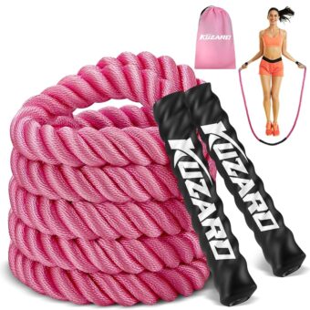 Jump Rope, Weighted Jump Rope for Women, Adult Skipping Rope for Fitness, Home Gym Workout Equipment, Heavy Exercise Jumpropes for Weight Loss, Shape body, Strength Training,...