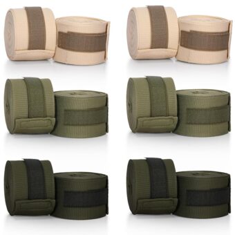 Junkin 6 Pairs Boxing Hand Wraps Boxing Wraps Wrist Wraps Boxing 180 Inch Handwraps for Men Women Kickboxing Muay Thai Boxing MMA